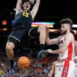 Aday Mara entrenando con Michigan Wolverines